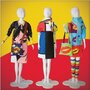 Set de croitorie hainute pentru papusi Couture Lizzy Pop Art, Dress Your Doll - 2