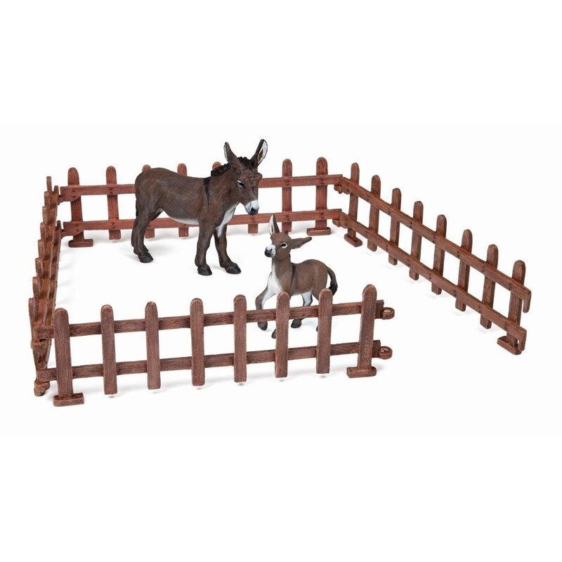 jocuri cu cai de calarit cu obstacole Set de figurine Papo - Set de obstacole