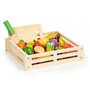 Set de fructe si legume cu tocator de lemn si cutit, Ecotoys HM191520 - 1