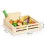 Set de fructe si legume cu tocator de lemn si cutit, Ecotoys HM191520 - 7