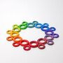 Set de ineluse colorate, curcubeu - 2