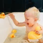 Set de joaca de baie, Playgro, Ratusca cu trei boboci, Fara gauri - 7
