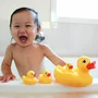 Set de joaca de baie, Playgro, Ratusca cu trei boboci, Fara gauri - 3