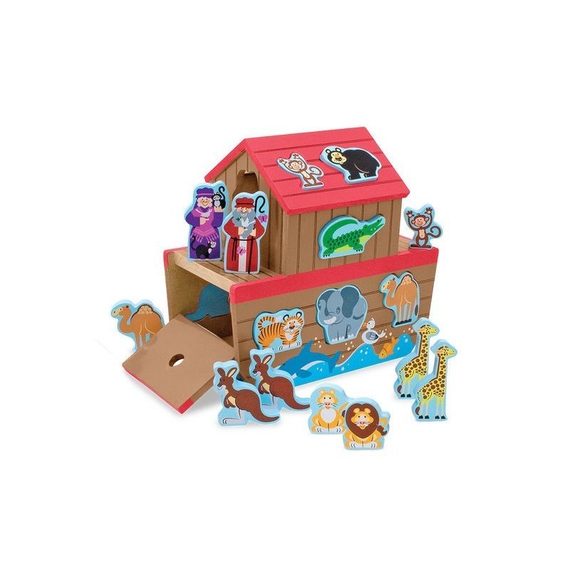 Melissa & Doug - Set de joaca din lemn Arca lui Noe