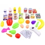 Set de joaca, Jokomisiada, Grocery store, Cu casa de marcat, Cos, Accesorii, 44 piese, 3 ani+, Multicolor - 2