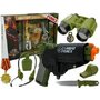 Set de joaca pentru copii, pistol cu toc, binoclu si diverse accesorii de armata, LeanToys, 7865 - 1