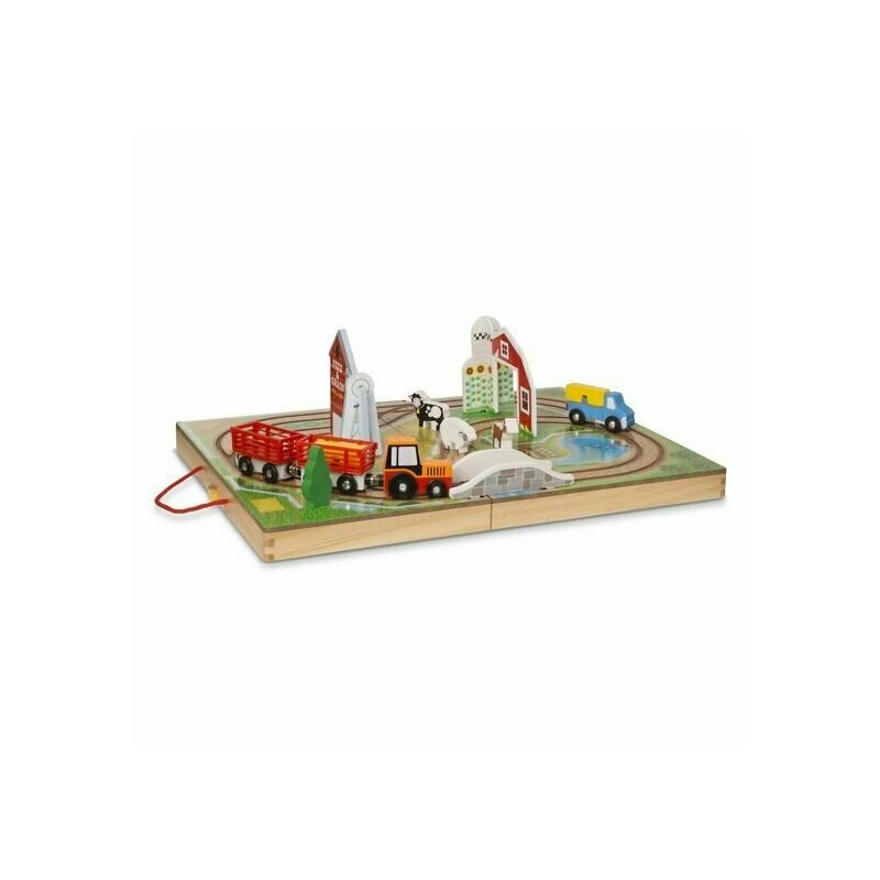 Melissa & Doug - Set de joaca Ferma Portabil