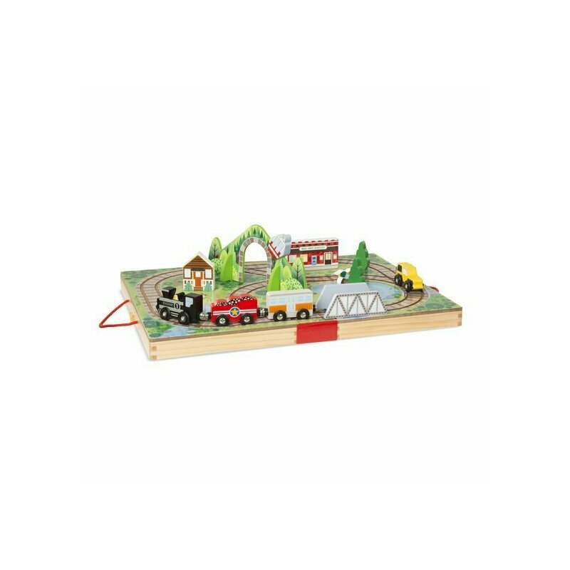 Melissa & Doug - Set de joaca Trenuletul Portabil