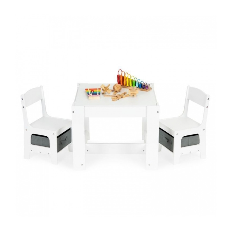 Set de masa cu doua scaune pentru copii Ecotoys FH-KR200010