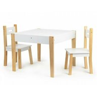 Ecotoys - Set Masa OTI43 , Cu 2 scaune, 62x61 cm