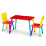 Set de masa cu doua scaune pentru copii Ecotoys ZKB-10 - 1
