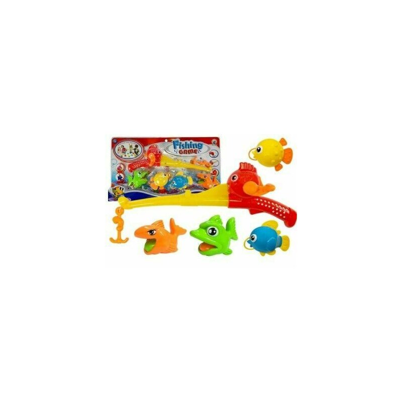 Set de pescuit, undita pentru copii, cu pestisori, LeanToys, 4074