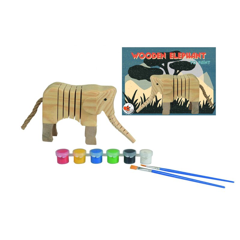 Egmont toys - set elefant din lemn