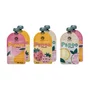 Set de pungi, Petite&Mars, Papoo, Pentru mancare, Reutilizabile, Perfect pentru calatorii, Fara BPA, 150 ml, Multicolor - 1
