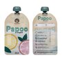 Set de pungi, Petite&Mars, Papoo, Pentru mancare, Reutilizabile, Perfect pentru calatorii, Fara BPA, 150 ml, Multicolor - 3