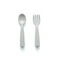 Set de tacamuri bebelusi Miniware My First Cutlery, 100% din materiale naturale biodegradabile, Dove Grey - 2