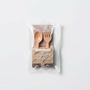 Set de tacamuri bebelusi Miniware My First Cutlery, 100% din materiale naturale biodegradabile, Toffee - 2