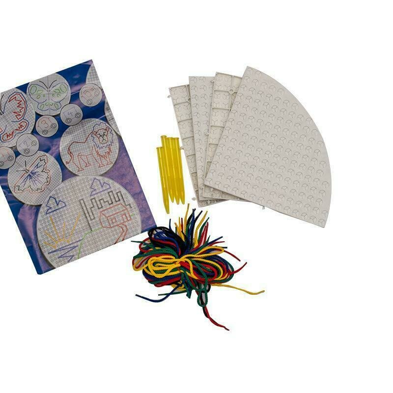 Nexus - set desen prin snuruire round white playboard,