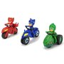 Set Dickie Toys 3 Motociclete Eroi in Pijama cu 3 figurine - 1