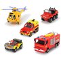 Dickie Toys - Set 4 masinute si un elicopter Fireman Sam - 1