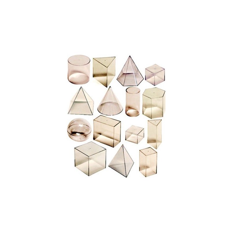 Miniland - set didactic corpuri geometrice 15 piese