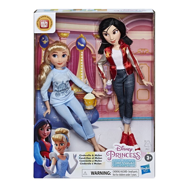 Hasbro - Set papusi Printesele Cenusareasa si Mulan