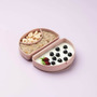 Set diversificare hrana bebelusi Miniware Sili Mini GO, 100% din materiale naturale biodegradabile, 3 piese, Pink Antioxidant - 4