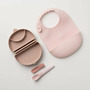 Set diversificare hrana bebelusi Miniware Sili Mini GO, 100% din materiale naturale biodegradabile, 3 piese, Pink Antioxidant - 7