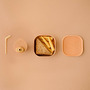 Set diversificare hrana bebelusi Miniware Sip&Snack, 100% din materiale naturale biodegradabile, 3 piese, Toffee - 3