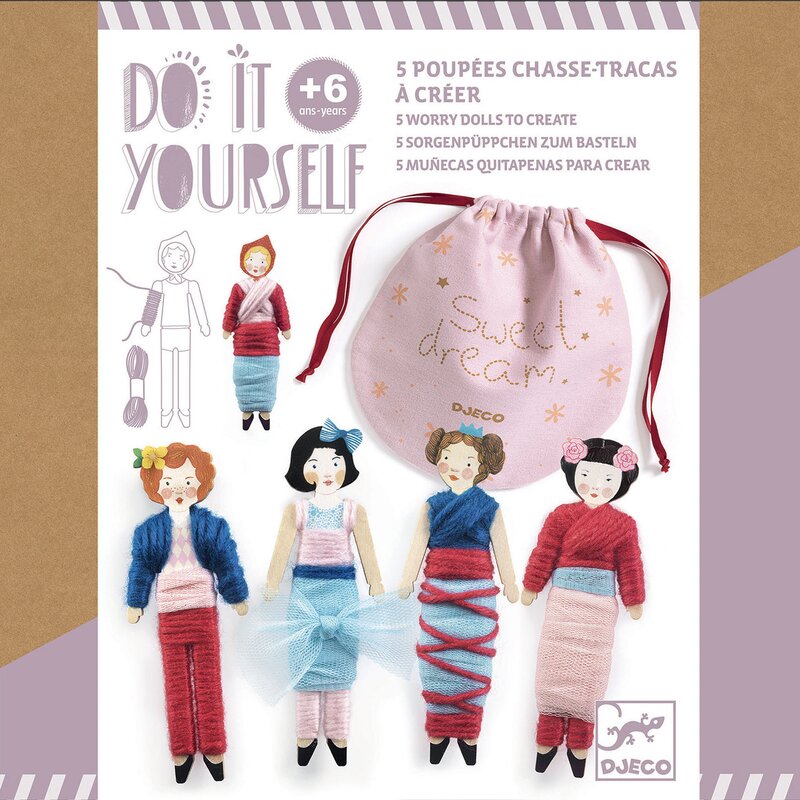 Djeco - set diy , papusi pentru vise senine