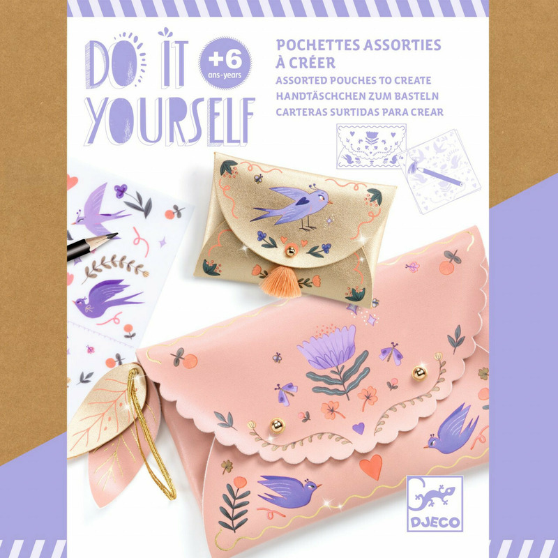 Set DIY Djeco, Poseta si portmoneu