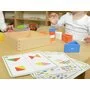 Joc educativ prisme triunghiulare si triunghiuri-recipient, din lemn, +2 ani, Masterkidz - 4