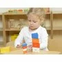 Joc educativ prisme triunghiulare si triunghiuri-recipient, din lemn, +2 ani, Masterkidz - 5