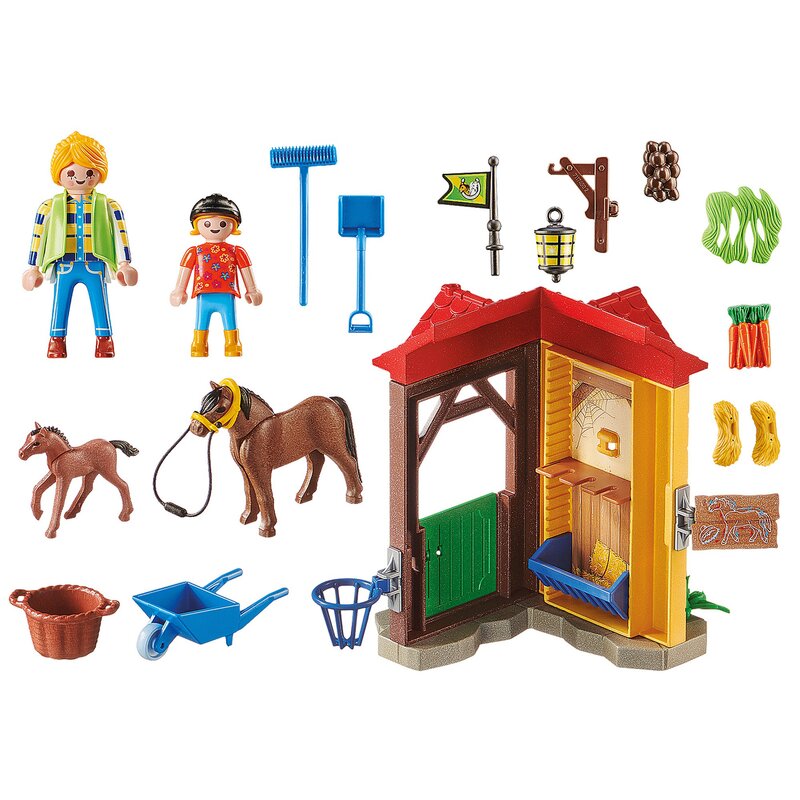 Playmobil - set de constructie ferma calutilor country