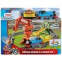 Set Fisher Price by Mattel Thomas and Friends Cassia Crane and Cargo sina cu locomotiva motorizata si vagon - 2