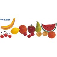 Miniland - Set fructe din plastic 15 buc