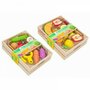 Globo - Set fructe sau legume din lemn cu velcro  - 1