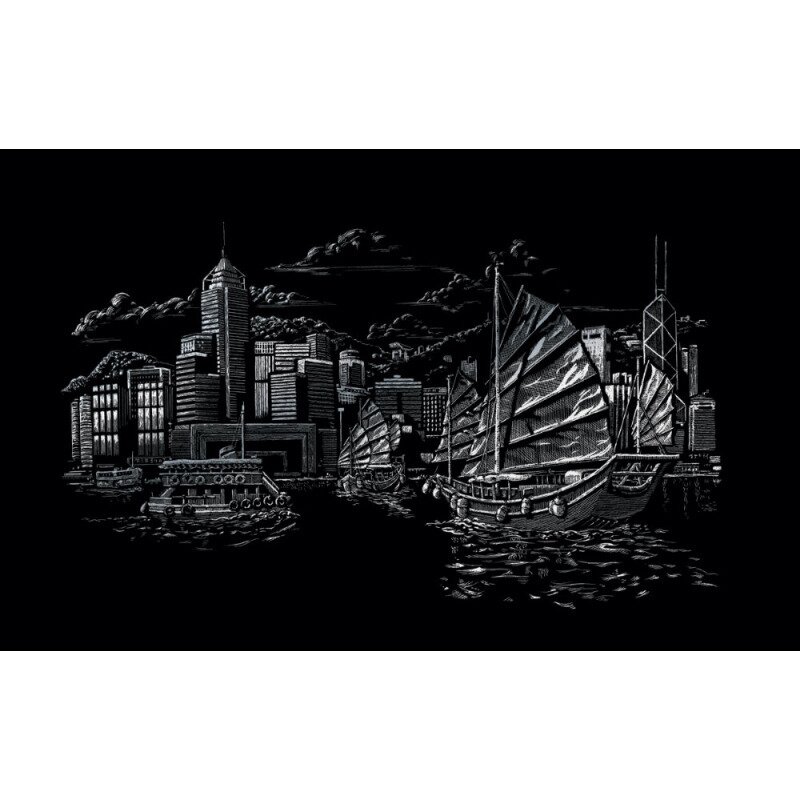 Set gravura - locuri celebre hong kong