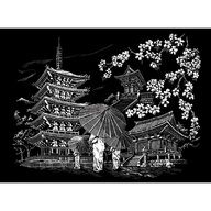 Set gravura Templu Kyoto