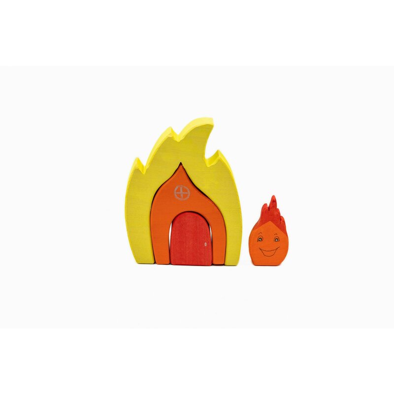 Marc toys - set handmade , casuta focului