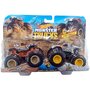 Set Hot Wheels by Mattel Monster Trucks Demolition Doubles HW Safari vs Wild Streak - 1