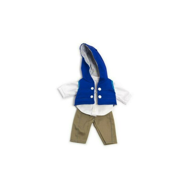 Miniland - imbracaminte si incaltaminte set imbracaminte vreme temperata , pentru papusi de 32 cm