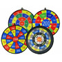 Set joc de Darts, cu velcro, 4 tinte diferite de 36 cm, 12 mingiute, 9805 - 3