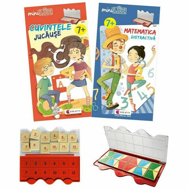 Editura kreativ - joc educativ varsta 7 ani matematica si limba romana