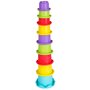 Set jucarii interactive, Playgro, Include 6 cupe pentru stivuire, 6 inele, o jucarie din plus si o jucarie cu ventuza, 6 luni+, Sensory Llama Explore and Play Gift Pack - 7