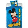 Set lenjerie pat copii Mickey Mouse 100x135 + 40x60 SunCity FRA576470 - 1