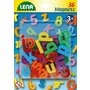 Lena - Set magnetic Litere mici 36 piese, 3 cm lungime, Multicolor - 2