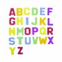 Set litere si cifre acrilic colorat transparent, +3 ani, Masterkidz - 1