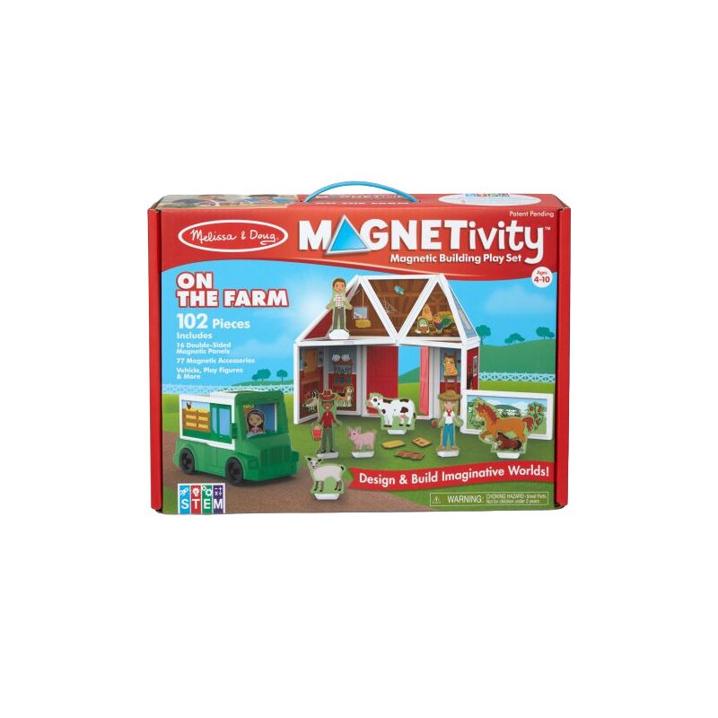 Melissa & doug - Set magnetic de joaca La Ferma -