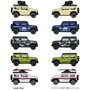 Set Majorette Suzuki Jimny cu 5 masinute din metal - 3